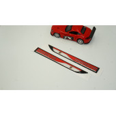 Porsche Macan Yan Aynalar Ve Çamurluk Yanı Damla Desen Bıçak Logo Arma Seti thumbnail 2