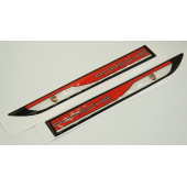 Porsche Macan Yan Aynalar Ve Çamurluk Yanı Damla Desen Bıçak Logo Arma Seti thumbnail 3