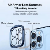 Baseus iPhone 14 Pro Max Ful Kaplama Kırılmaz Ekran Koruyucu ve Magsafe Kılıf, Air Armor Kılıf,Sararmaz - 6