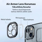 Baseus iPhone 14 Plus Ful Kaplama Kırılmaz Ekran Koruyucu ve Magsafe Kılıf, Air Armor Kılıf,Sararmaz - 2