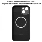 Baseus iPhone 14 6.1inch Kamera Korumalı Kılıf ve Ful Kaplama Ekran Koruyucu, Gizli Magsafeli Kılıf - 2