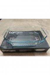 Paşabahçe premium borcam tepsi -2 li borcam fırın ve servis tepsisi 59974 - 4