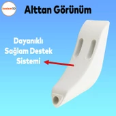 Göknar Lüks Mobilya Kanepe Sehpa Tv Ünitesi Koltuk Ayağı 10 Cm Beyaz Baza Ayakları thumbnail 2