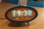Retro Temalı Nixie Saat Plastik Aparat - 1