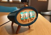 Retro Temalı Nixie Saat Plastik Aparat - 2