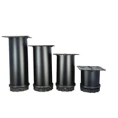 40 LIK 5 CM SİYAH METAL YUVARLAK AYAK ( 4 ADET ) thumbnail 2