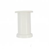 5 CM 50 LİK PLASTİK BEYAZ YUVARLAK AYAK ( 4 ADET) - 3