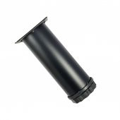 40 LIK 8 CM SİYAH METAL YUVARLAK AYAK ( 4 ADET ) - 4