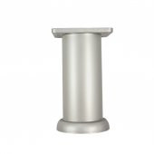 40 LIK 8 CM MAT KROM PLASTİK YUVARLAK AYAK ( 4 ADET ) - 4