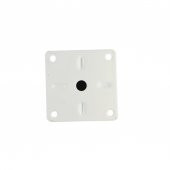 40 LIK 12 CM BEYAZ METAL YUVARLAK AYAK ( 4 ADET ) - 2