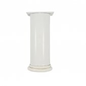40 LIK 12 CM BEYAZ METAL YUVARLAK AYAK ( 4 ADET ) - 3
