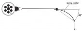 Buz Balıkçılığı Spring Bobber (Orta Boy) - Kamış Ucu Yaylı Esnetme Aparatı - 4