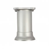 42 LIK 8 CM MAT KROM PLASTİK YUVARLAK AYAK ( 4 ADET) - 2