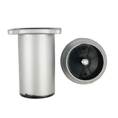 42 LIK 5 CM MAT KROM PLASTİK YUVARLAK AYAK ( 4 ADET ) - 3