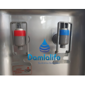 Damlalife Sebil Musluk plastik çeşme sıcak- soğuk GRİ - 2