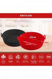 KARDELEN AR043 AİRFRYER SİLİKON PİŞİRME KABI - 7