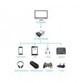 Bluetooth 5.0 Adaptör 5.0 Mini Dongle USB Alıcı Verici - 5