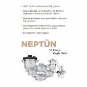 Acar Karat Neptün 18 Parça Çelik Çeyiz Seti Silver 017160/1 thumbnail 3