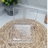 Paşabahçe Sunum Tabağı 68307 2Li Madlen Crystal Glass 15x15 - 2