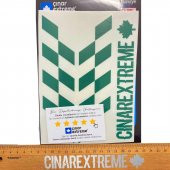 Orman Yeşili Damalı Kask Motosiklet Sticker Takımı Çınar Extreme thumbnail 4