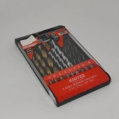 9 Parça Yüksek Kalite Beton Ahşap ve Çelik Matkap Ucu Seti 5-6-8 Sertleştirilmiş Çelik Ahşap ve beton 9'lu Delme Seti thumbnail 1