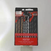 9 Parça Yüksek Kalite Beton Ahşap ve Çelik Matkap Ucu Seti 5-6-8 Sertleştirilmiş Çelik Ahşap ve beton 9'lu Delme Seti thumbnail 3