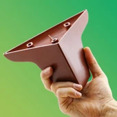 Zakkum Lüks Mobilya Kanepe Sehpa Tv Ünitesi Koltuk Ayağı 10 Cm Kahverengi Baza Ayakları - 3