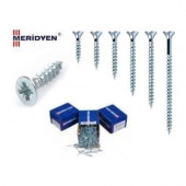 meridyen 50x80 sunta vidası çinko 200 adet - 1
