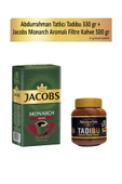 Abdurrahman Tatlıcı Tadıbu 330 gr + Jacobs Monarch Aromalı Filtre Kahve 500 gr thumbnail 1