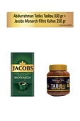 Abdurrahman Tatlıcı Tadıbu 330 gr + Jacobs Monarch Filtre Kahve 250 gr - 1