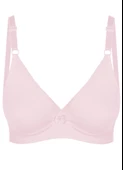 Alışveriş Meydanı Kadın Pudra Basic Üçgen Penye Sütyen - 1