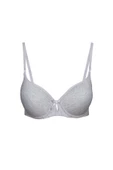 Alışveriş Meydanı Kadın Gri Desteksiz Dolgusuz Balenli Boş Kap Sütyen - 1