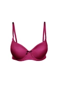 Alışveriş Meydanı Kadın Fuşya Desteksiz Dolgusuz Balenli Boş Kap Sütyen - 1