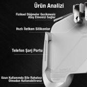 Coofbe L1-R1 Telefon Oyun Kolu, 4-6.5inch Telefon Uym Pubg, Call Of Duty Oyun kolu, Gamer Tetik - 2