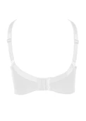 Alışveriş Meydanı Kadın Beyaz (Dantelli) Penye Pamuk Cepli Protez Sütyen thumbnail 2
