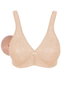 Alışveriş Meydanı Kadın Ten (Dantelli) Penye Pamuk Cepli Protez Sütyen - 1