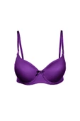 Alışveriş Meydanı Kadın Mor Desteksiz Dolgusuz Balenli Boş Kap Sütyen - 1