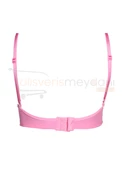 Alışveriş Meydanı Kadın Pembe Desteksiz Dolgusuz Balenli Boş Kap Sütyen - 2