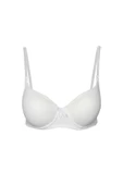 Alışveriş Meydanı Kadın Ekru Destekli Dolgulu Balenli Sütyen - 1