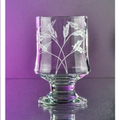 Decocia Aria 6 Adet Ayaklı Su Bardağı Magnolia Cup 310cc Sürgün Desenli thumbnail 3