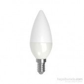 5 Watt Mum Led Ampul (E-14 İnce Duy Beyaz Renk Çeşidi (350 Lümen)-(1 Yıl Garanti) - 1