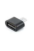 Mikro Usb Host Otg Dönüştürücü Çevirici Adaptör Siyah - 3