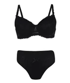 Essa Bayan Desteksiz Dantelli Sütyen Külot Takımı - 4