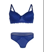 Essa Bayan Desteksiz Dantelli Sütyen Külot Takımı - 2