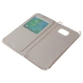 Samsung Galaxy S6 Kılıf S-View Pencereli (Suni Deri) - Beyaz thumbnail 6