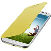 Samsung Galaxy S4 Flip Cover Orjinal Kılıf - Sarı EF-FI950BYEGWW (Outlet) thumbnail 2
