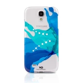 White Diamonds Galaxy S4 Swarovski Liquids Desenli Kılıf - Mavi (Outlet) thumbnail 1