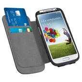 Cellular Line Samsung Galaxy S4 Book Card Kılıf Siyah - BOOKCARDGALAXYS4BK (Outlet) thumbnail 1