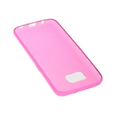 Samsung Galaxy S7 Ultra Slim Silikon Kılıf - Pembe thumbnail 2