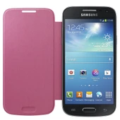 Samsung i9190 Galaxy S4 Mini Orjinal Flip Cover Kılıf - Pembe (Outlet) thumbnail 2